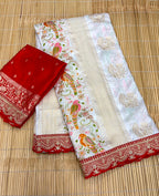 DURGA POOJA SPECIAL PURE KHADHI SAREE