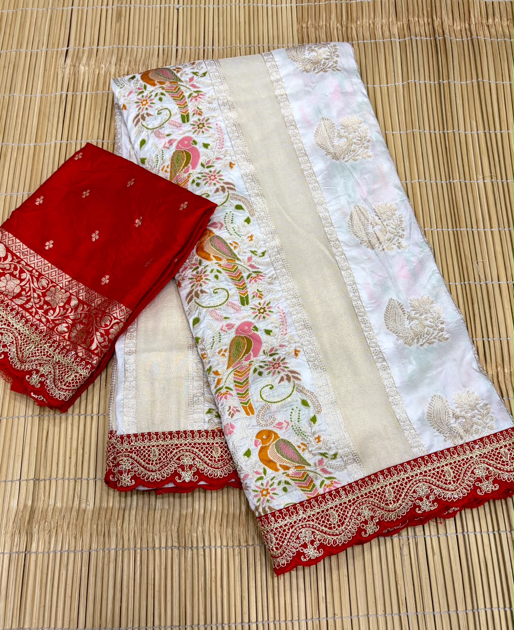 DURGA POOJA SPECIAL PURE KHADHI SAREE