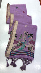 Munga Cotton Saree with Weaving Design
