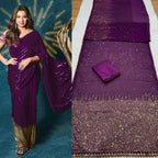 SEQUINS DESIGN SAREE