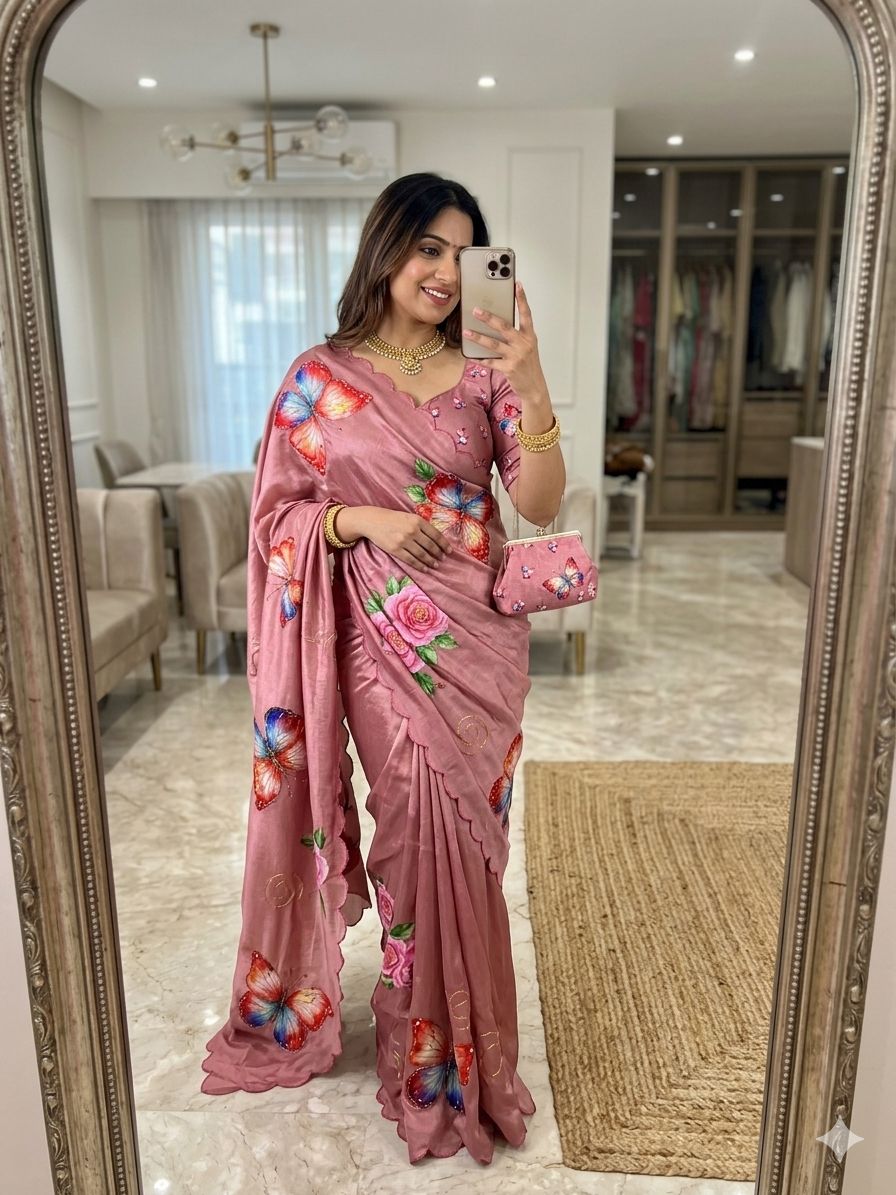 Pure Malai Silk Saree