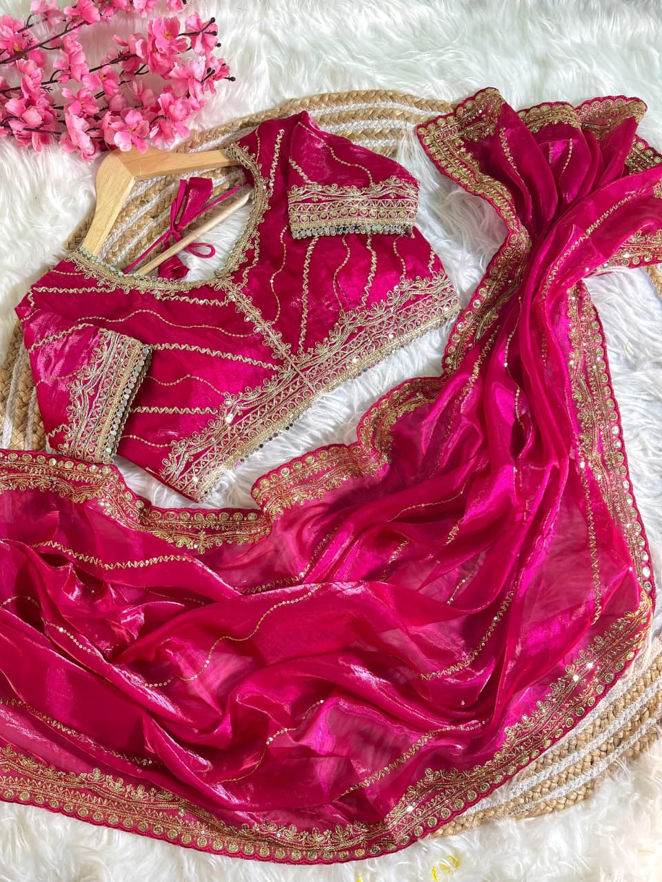 Pure Soft Zimmy Choo Silk Saree