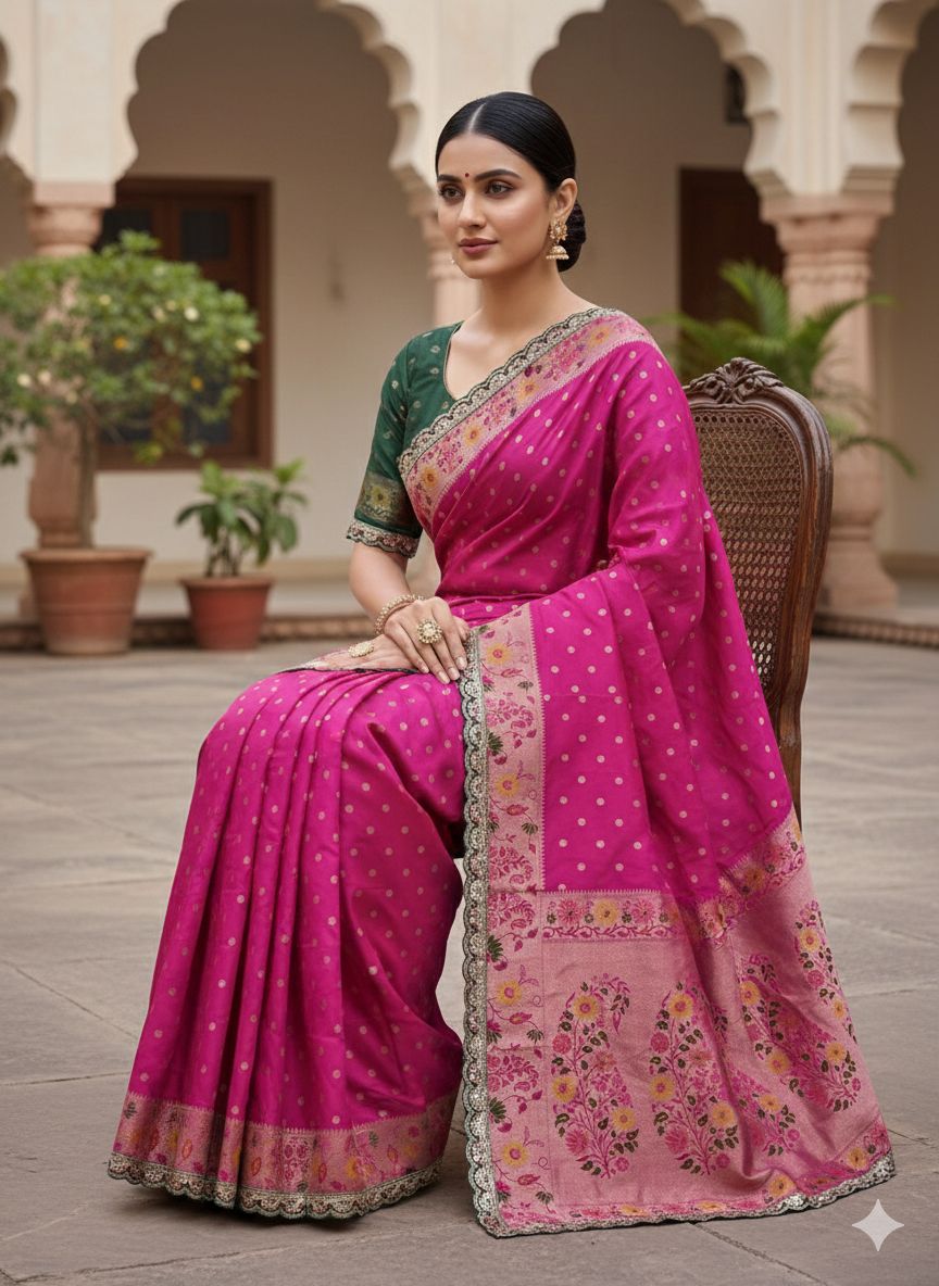 Dola Silk Embroidery Border