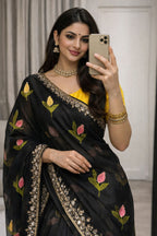 Soft Rangoli Silk Saree