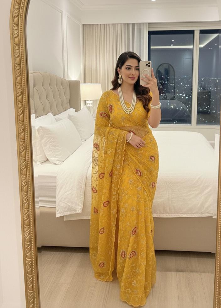 Soft Tissue Silk Saree