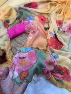 FLORAL HANDIWORK SAREE