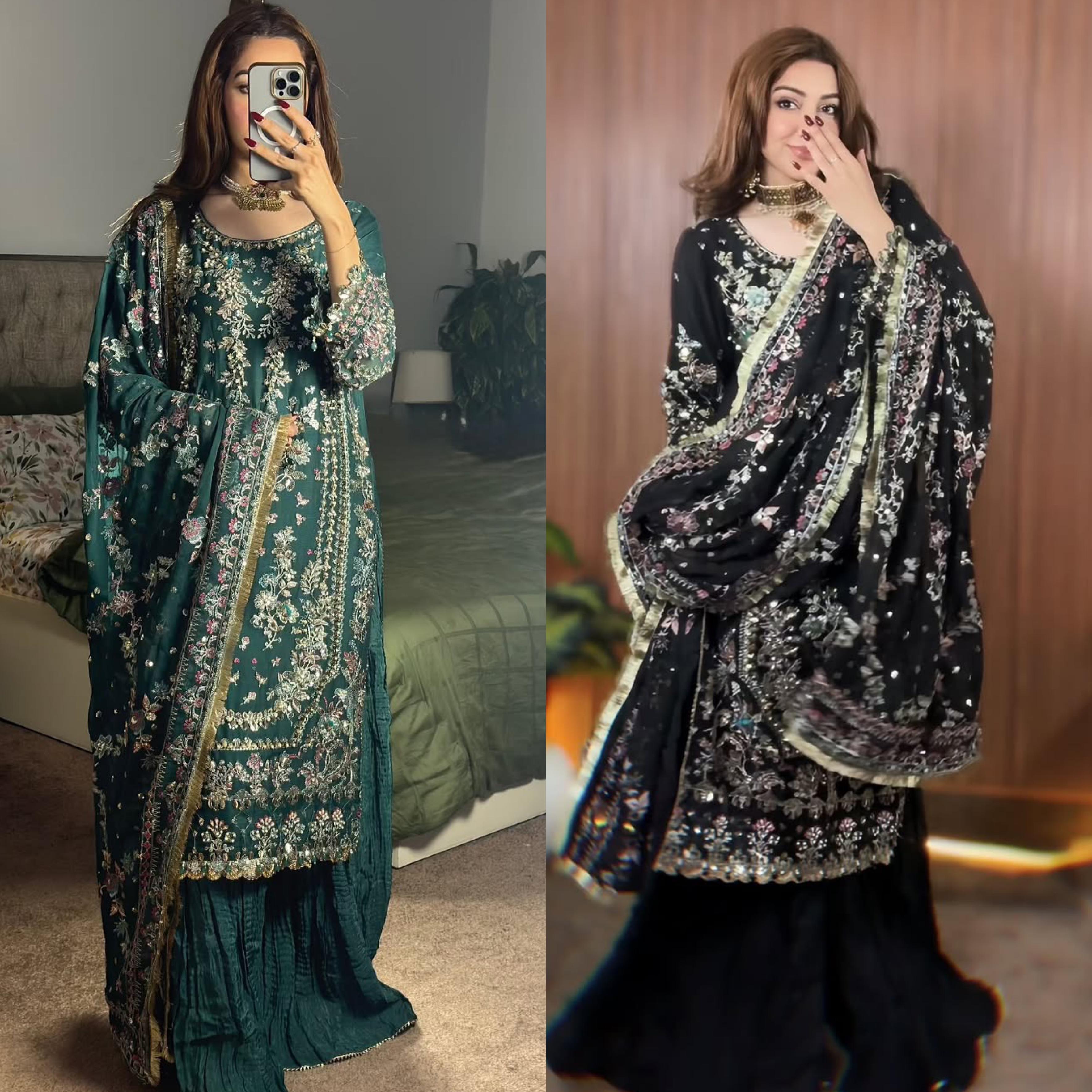 PARTY WEAR TOP AND PANT