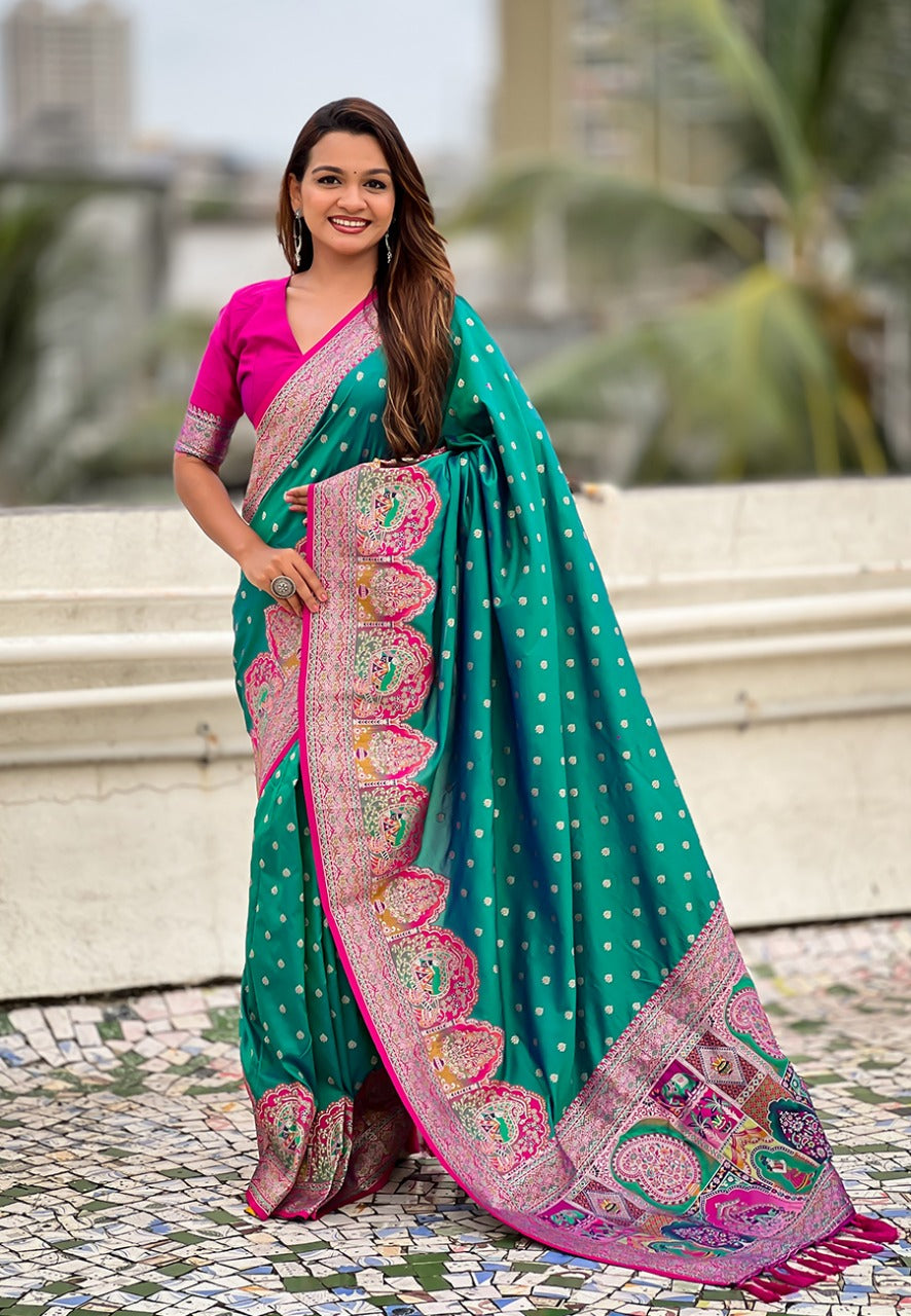 PASHMINA DARBARI COLLECTION SAREE