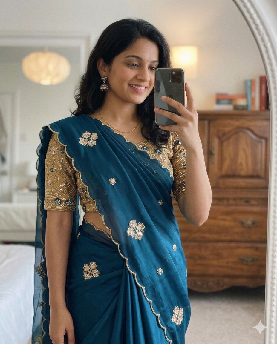 Rangoli Tissue Saree