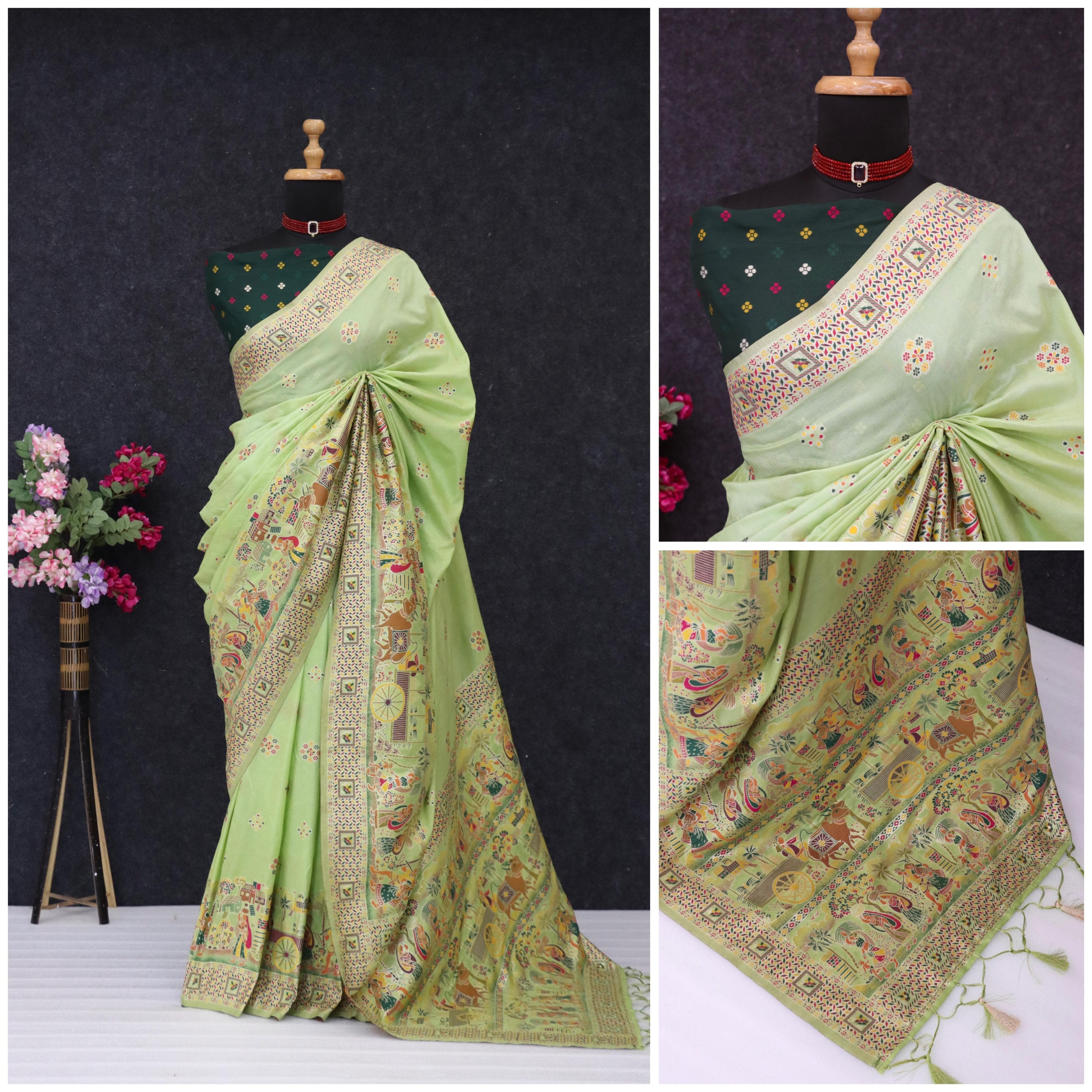 Elegance Launched Silk Saree