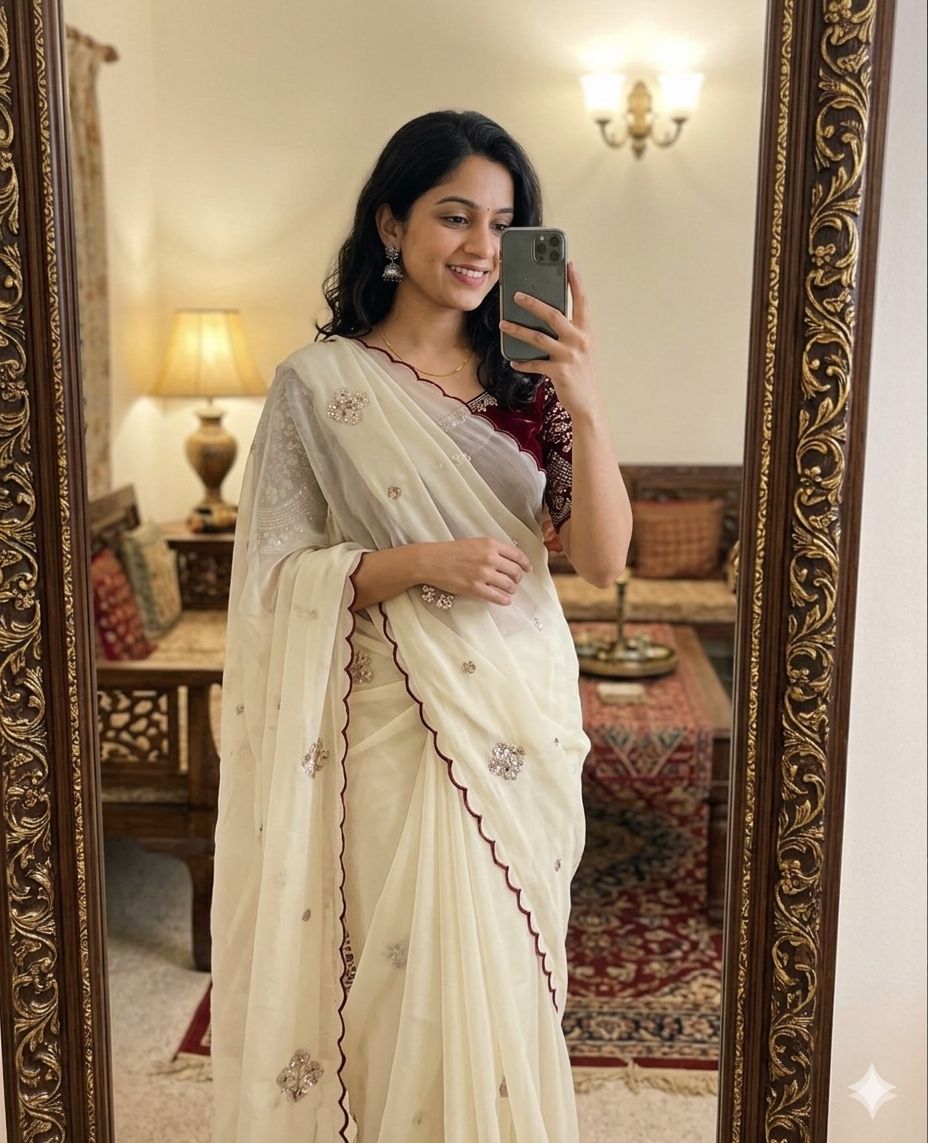 Rangoli Tissue Saree