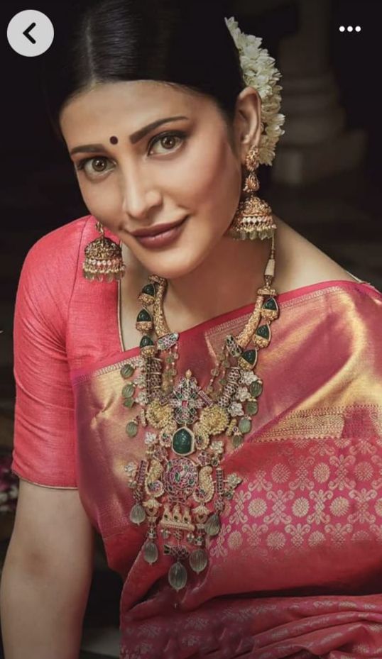 SHRUTI HASSAN INSPIRED KANJIVARAM SAREE