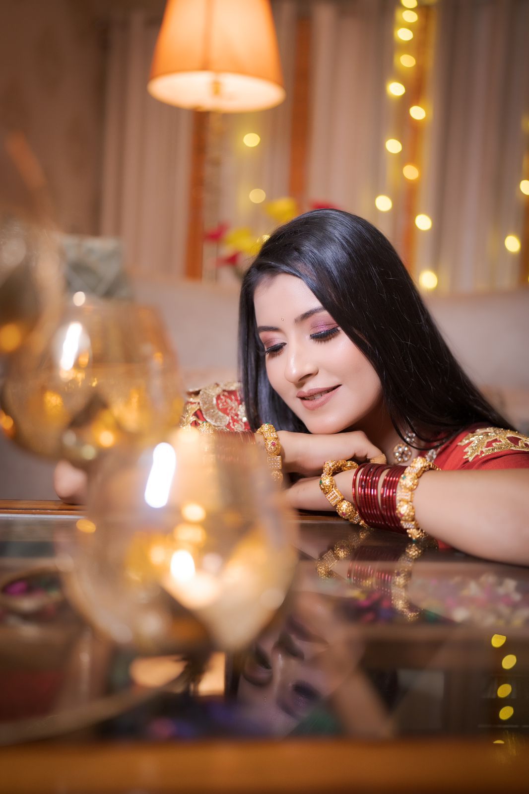 WEDDING SPECIAL RED SAREE