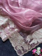 Wedding Season Crush Organza Saree