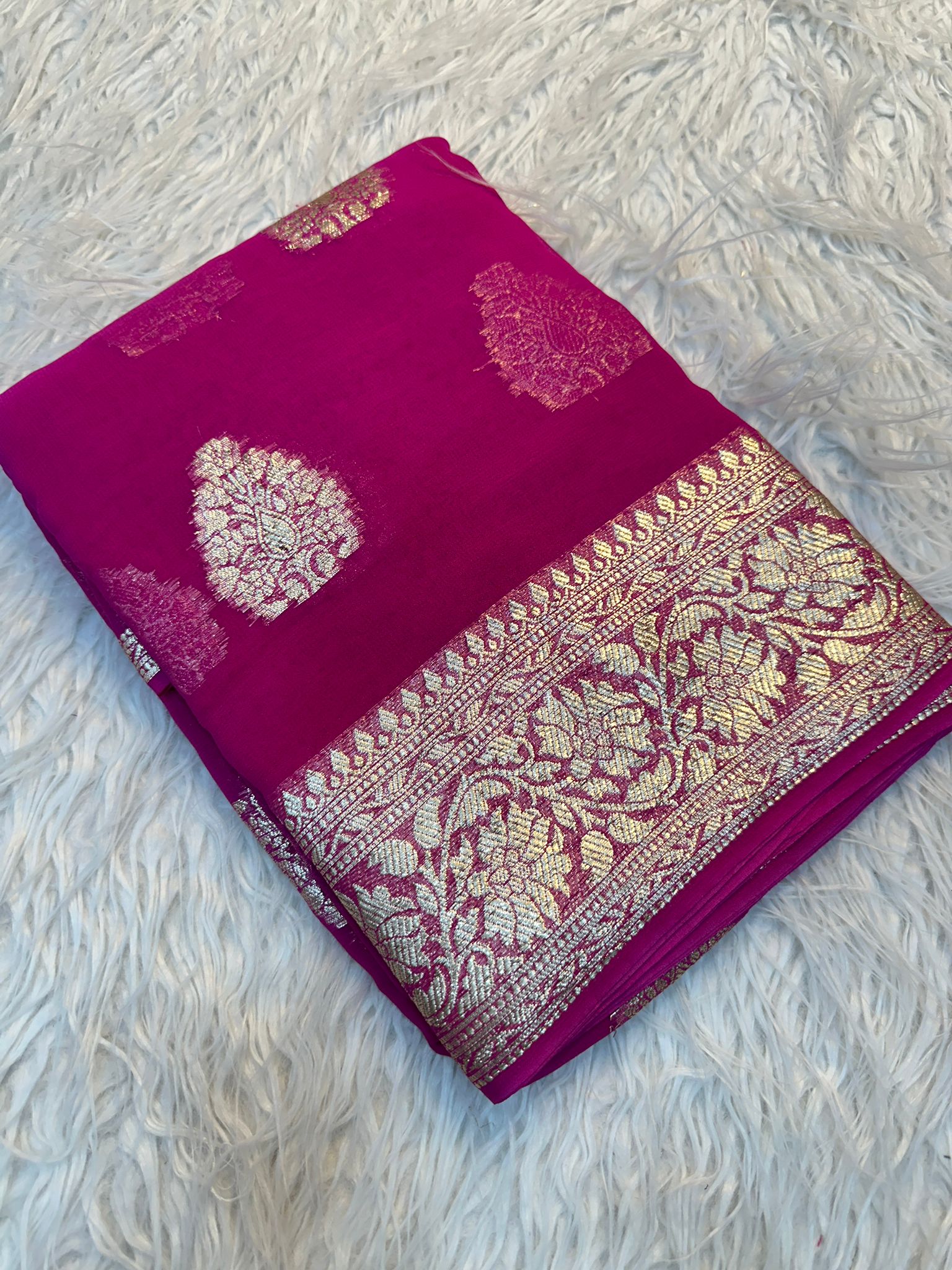 VISCOSE GOREGETTE SAREE