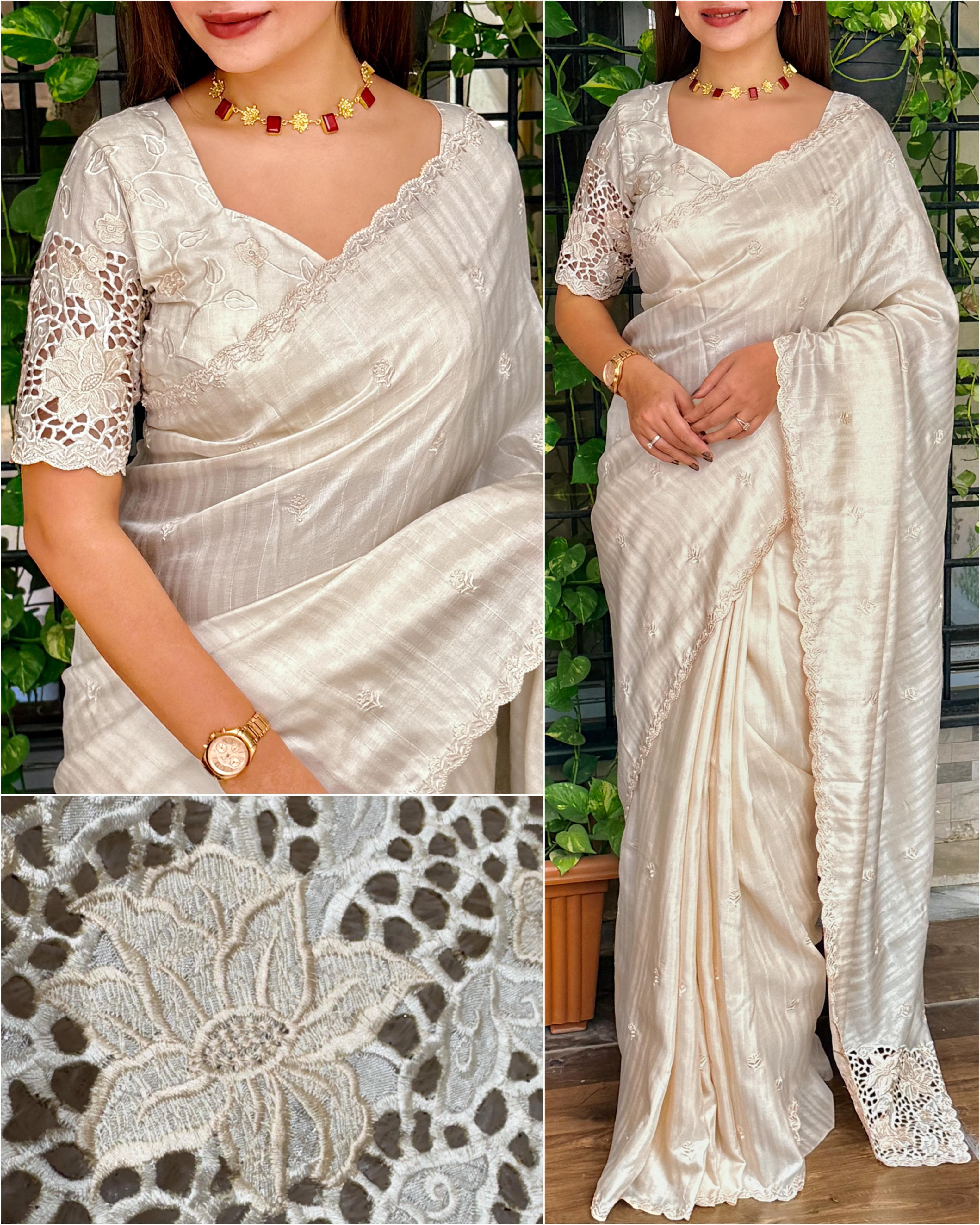 Soundarya Tusser Cotton Saree