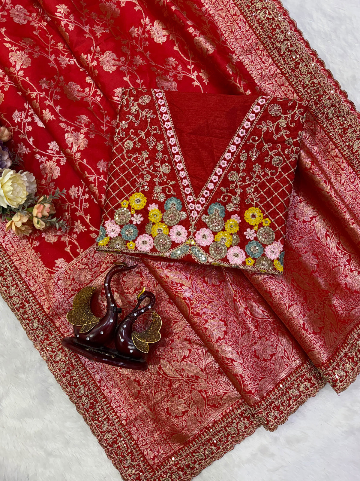 Karva Chauth Special Soft Banarasi Saree