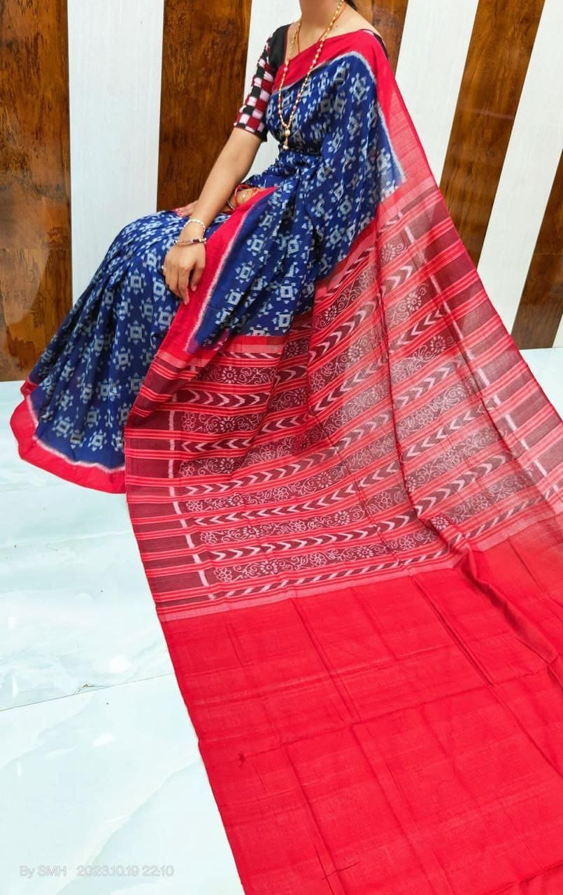 Plain Digital Print Saree