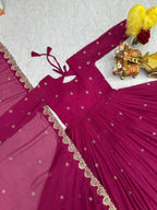 New Festival Long Gown & Duptta