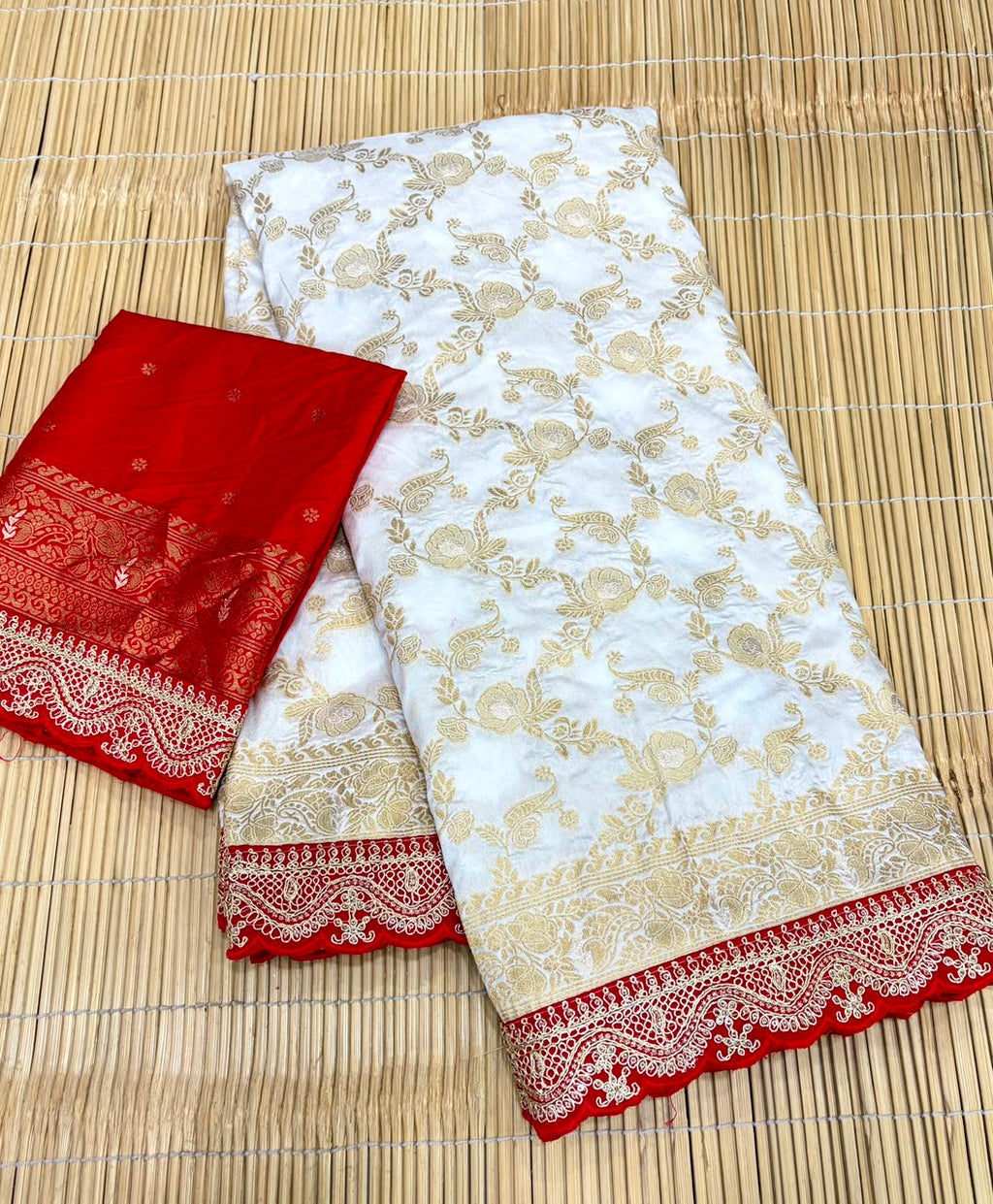 DURGA POOJA SPECIAL PURE KHADHI SAREE