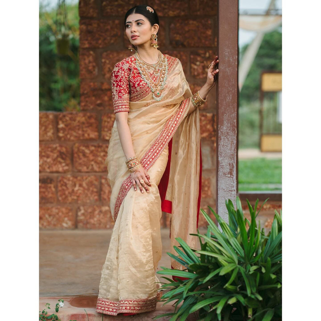 Heavy Soft Organza Wedding Saree