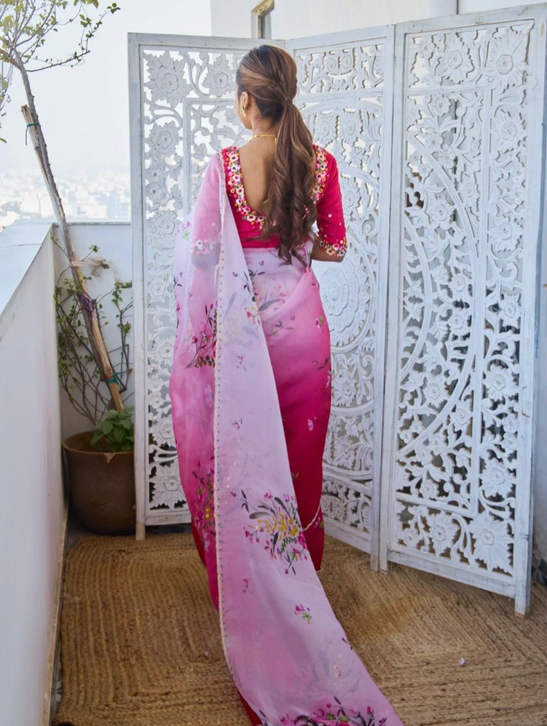 Pure Soft Tebby Silk Saree