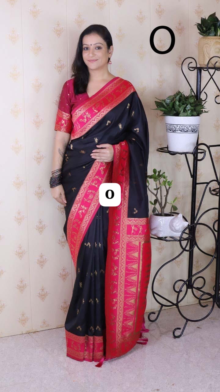 Special Makarsankranti Black Saree Collection