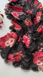 Pire Soft Georgette Digital Print Saree