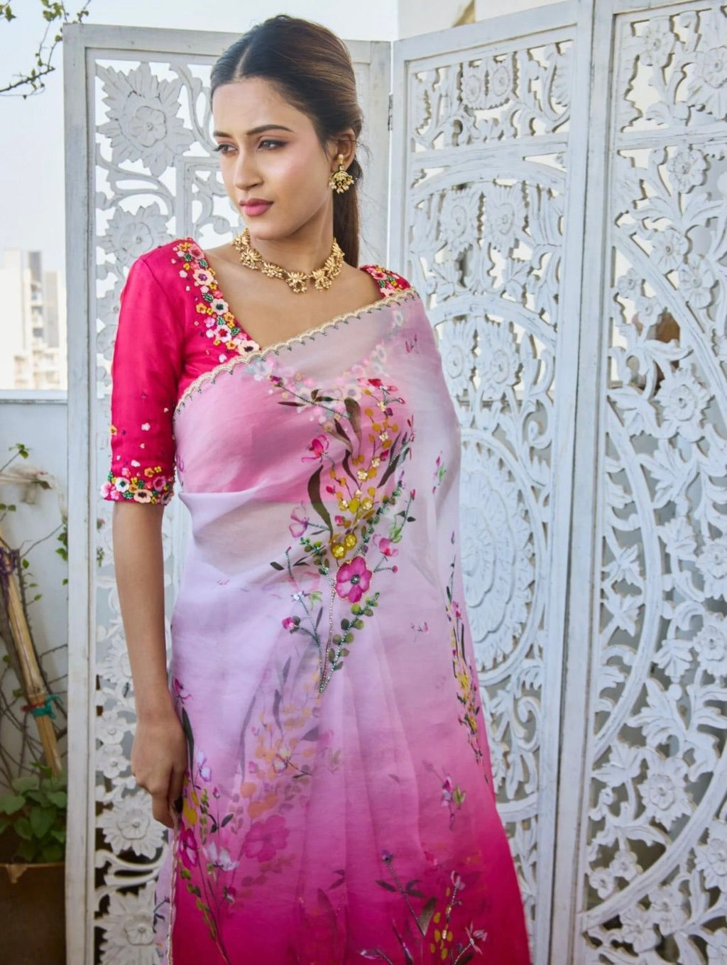 Pure Soft Tebby Silk Saree
