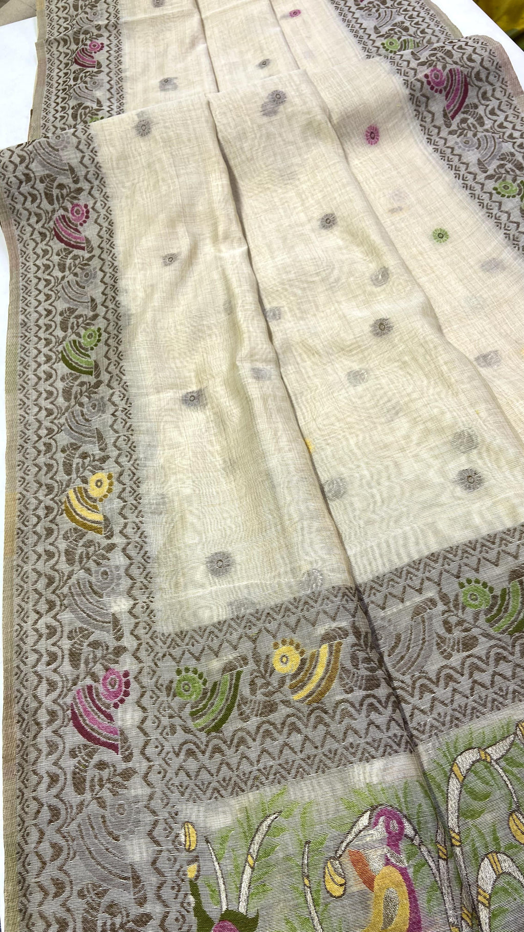 Jamdani Soft woven Saree