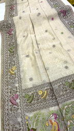 Jamdani Soft woven Saree