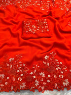 Pure Georgette Saree