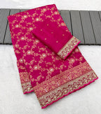 Charming Pure Khadi Saree