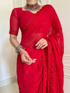 Faux Georgette Trending Saree
