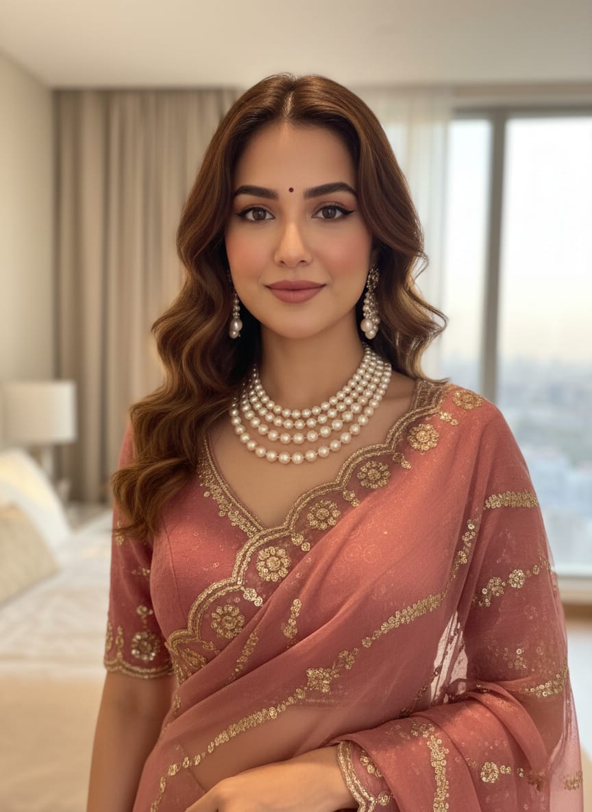 Supriya Sequence Laheriya Saree
