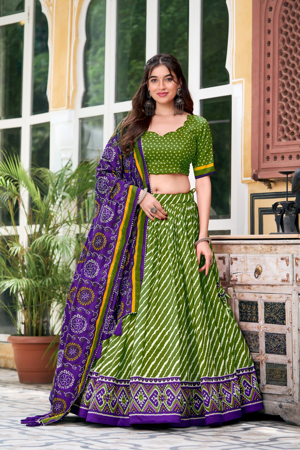 *🌷 SILK LEHENGA CHOLI 🌷*