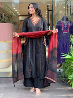 BANANA SILK KURTI PALZO