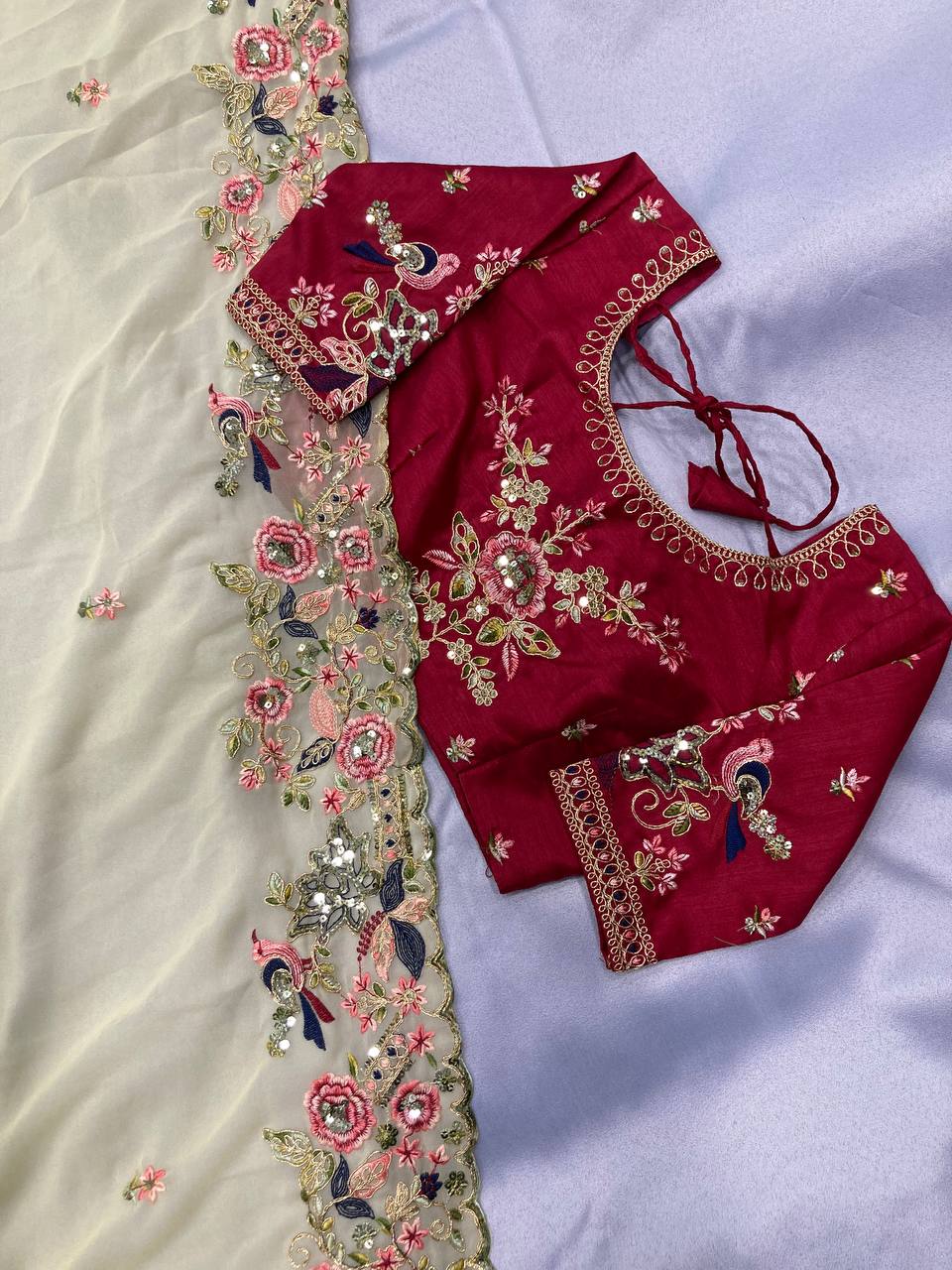 Party Wear Soft Georgette Saree