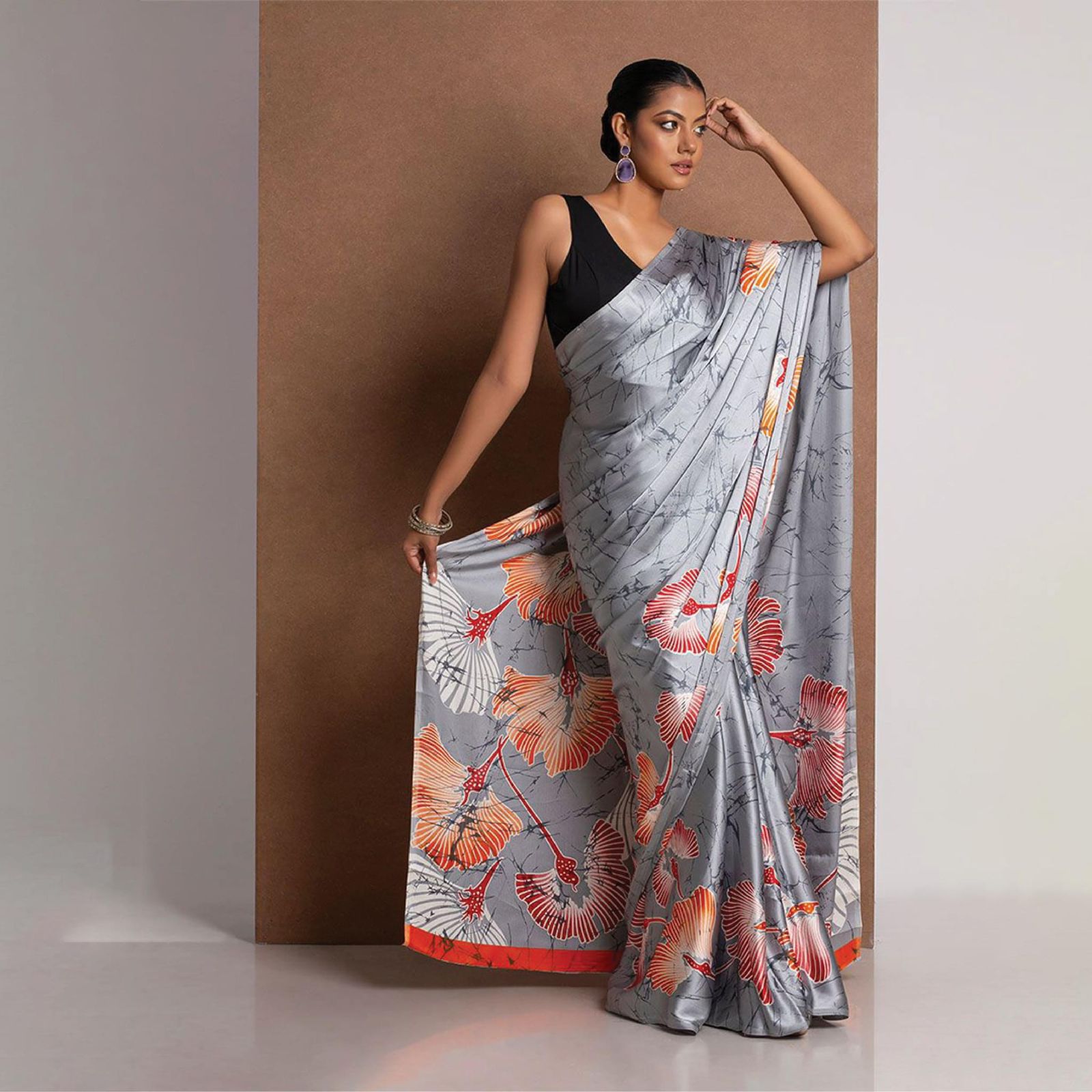 Digital print saree