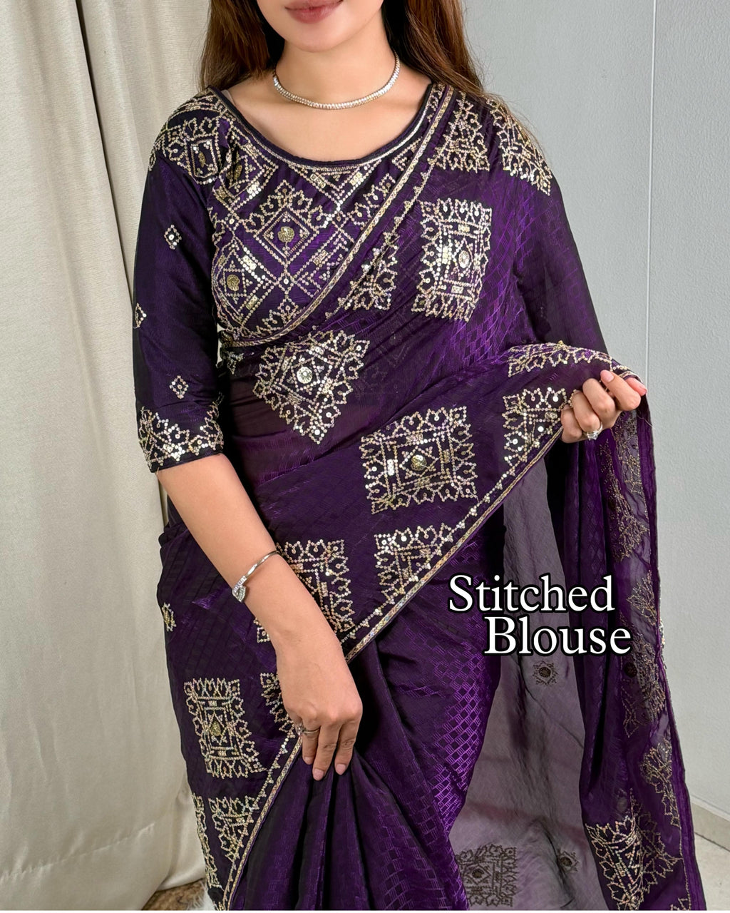 Madhubala Design Gorgeous Fendy Satin Saree
