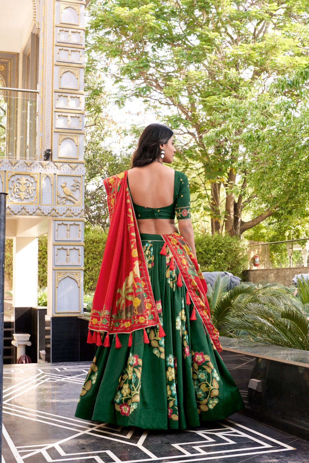 Tasar Silk Lehenga Choli