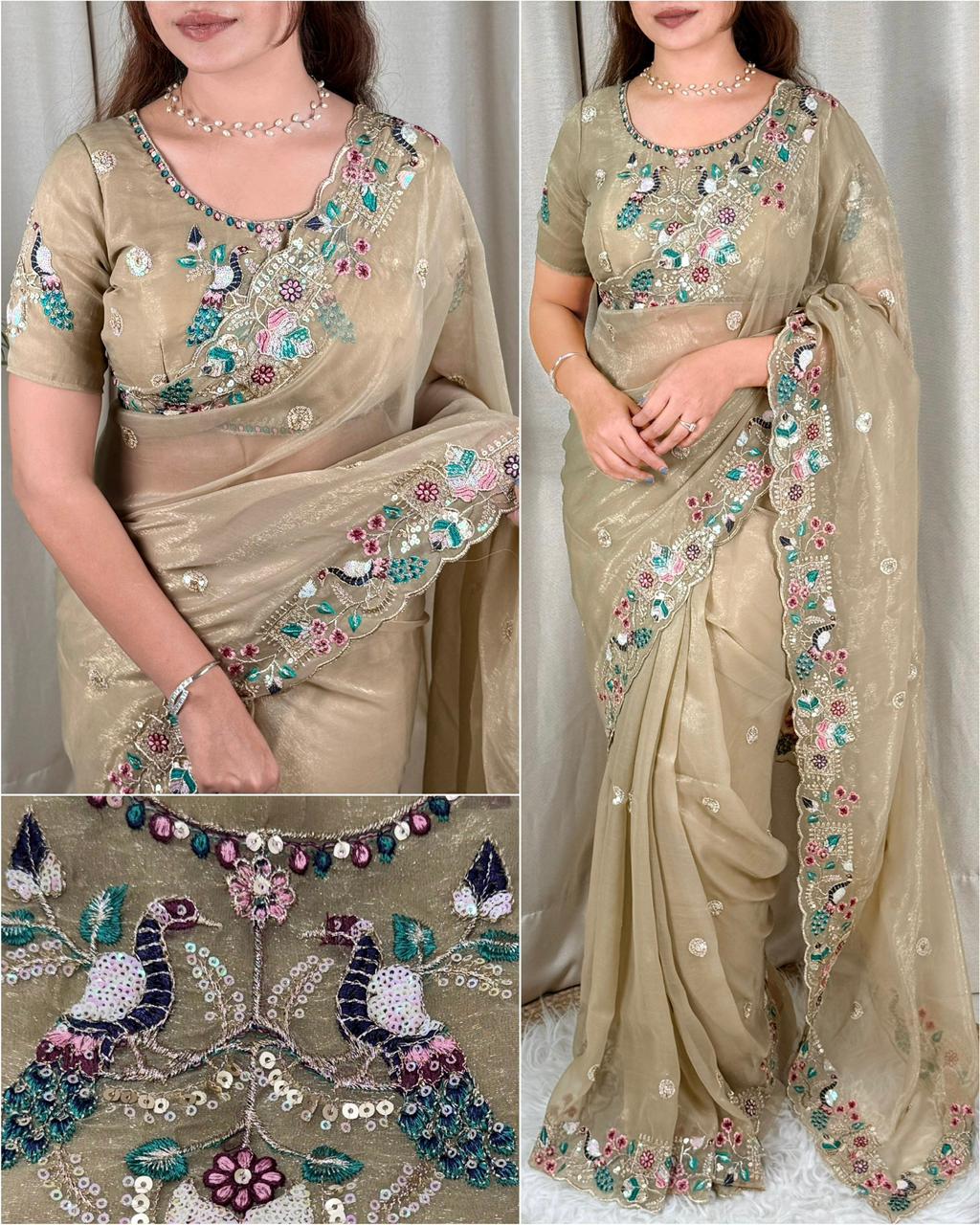 Faguniya Nc Simmer Silk Saree