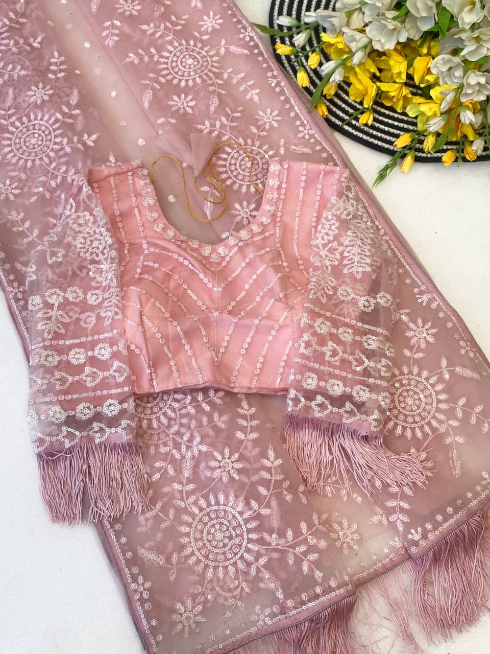 Bollywood BlockBuster Sequins Design Saree