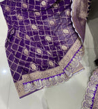 Pure Crepe Khadi Silk Pattu Saree