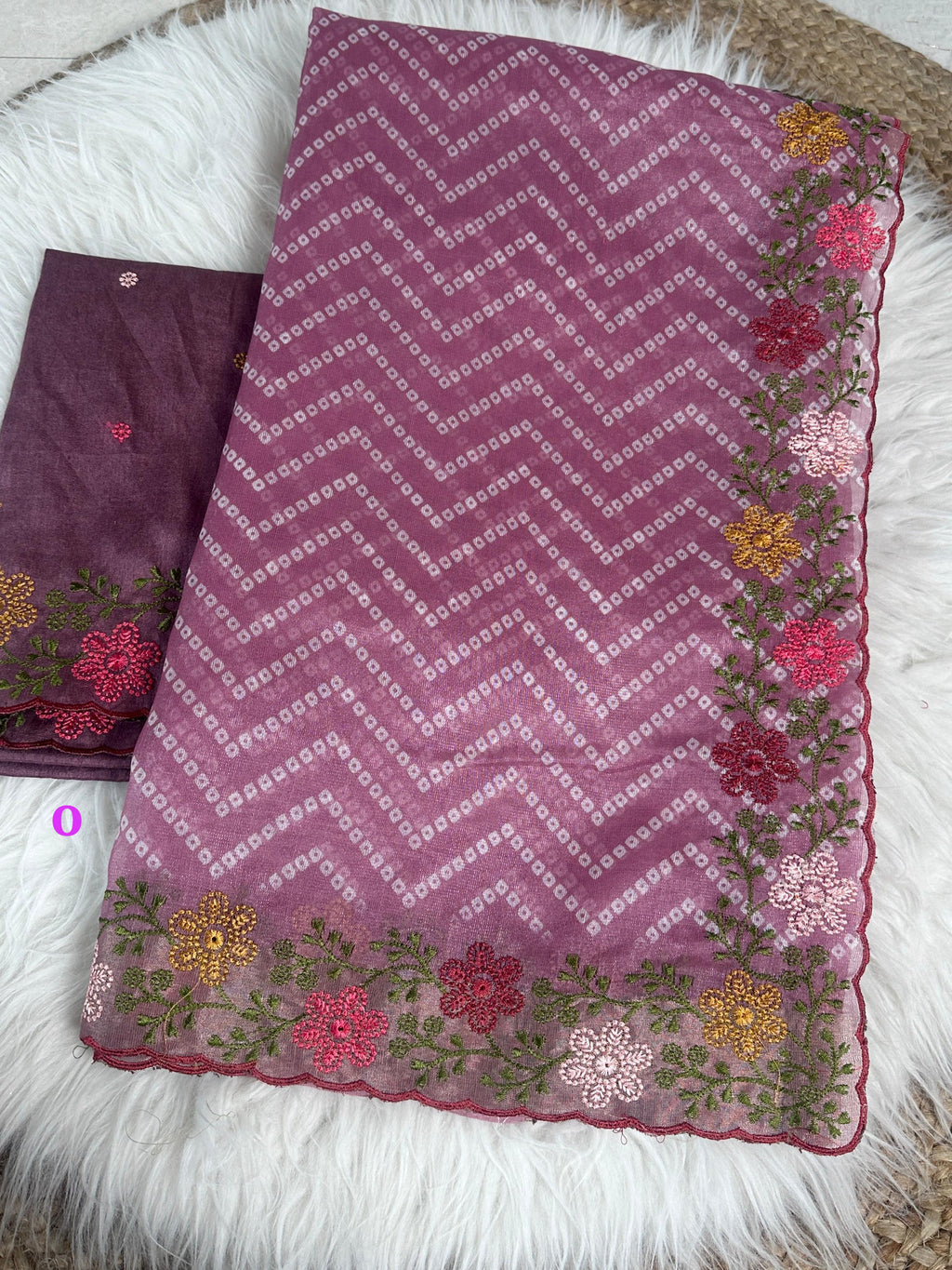 Cotton Satin Special With Our Embroidered Saree