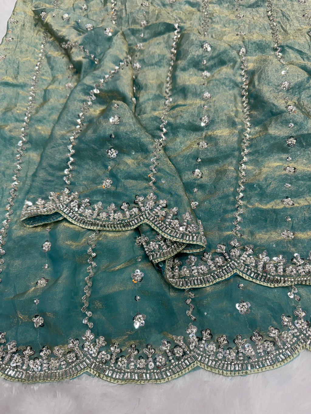 Wedding Perfect Soft Space Silk Saree