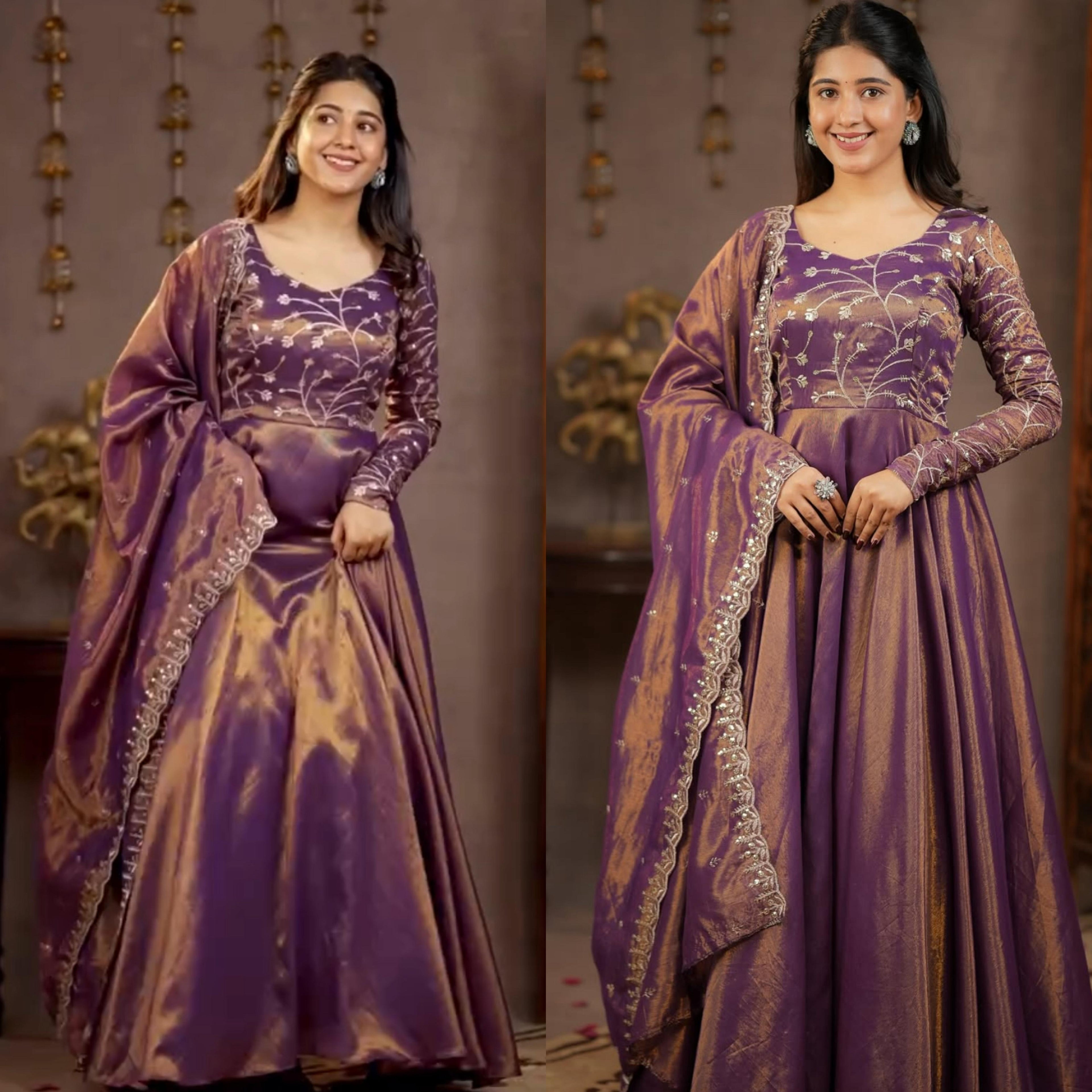 Heavy Cosmos Silk Material Anarkali Suit