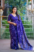 BANDHANI VISCOSE SAREE