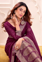 SUPERHIT JEQUARD PALLU SAREE
