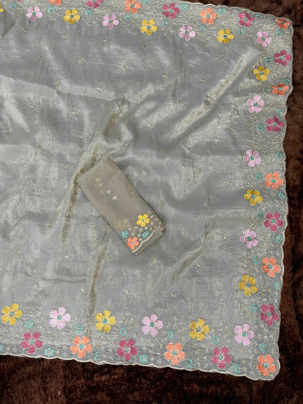 SUFI SILK CRUSH SAREE